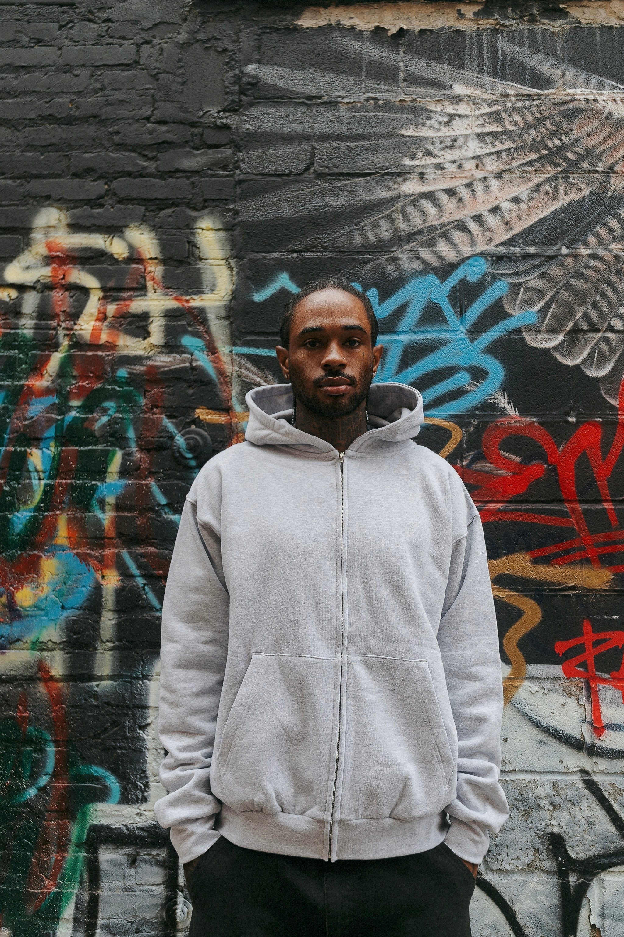 Heavyweight Zip Up - Greenhouse