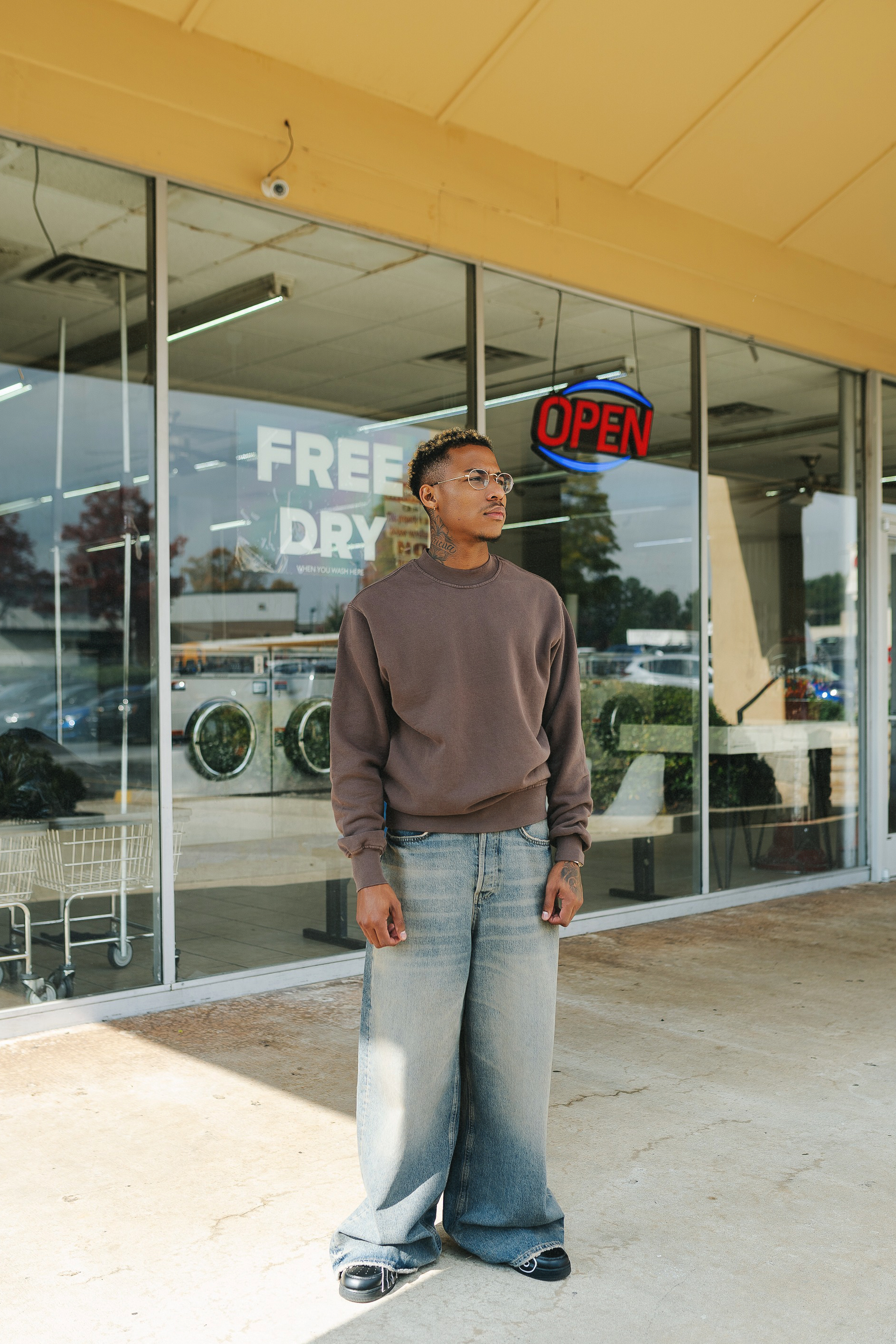 Shaka Wear Long Sleave Crewneck