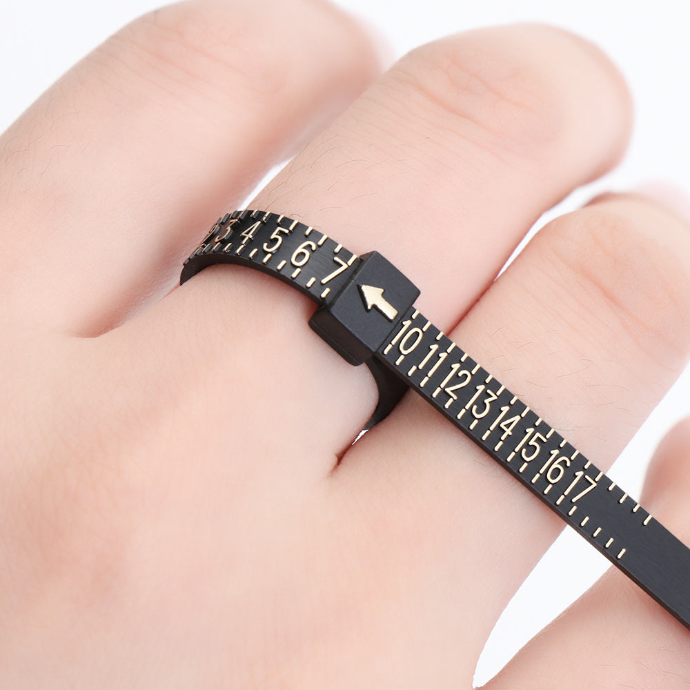 Standard Ring Measuring Ruler Finger Size Measuring Tape