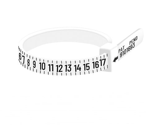 Standard Ring Measuring Ruler Finger Size Measuring Tape