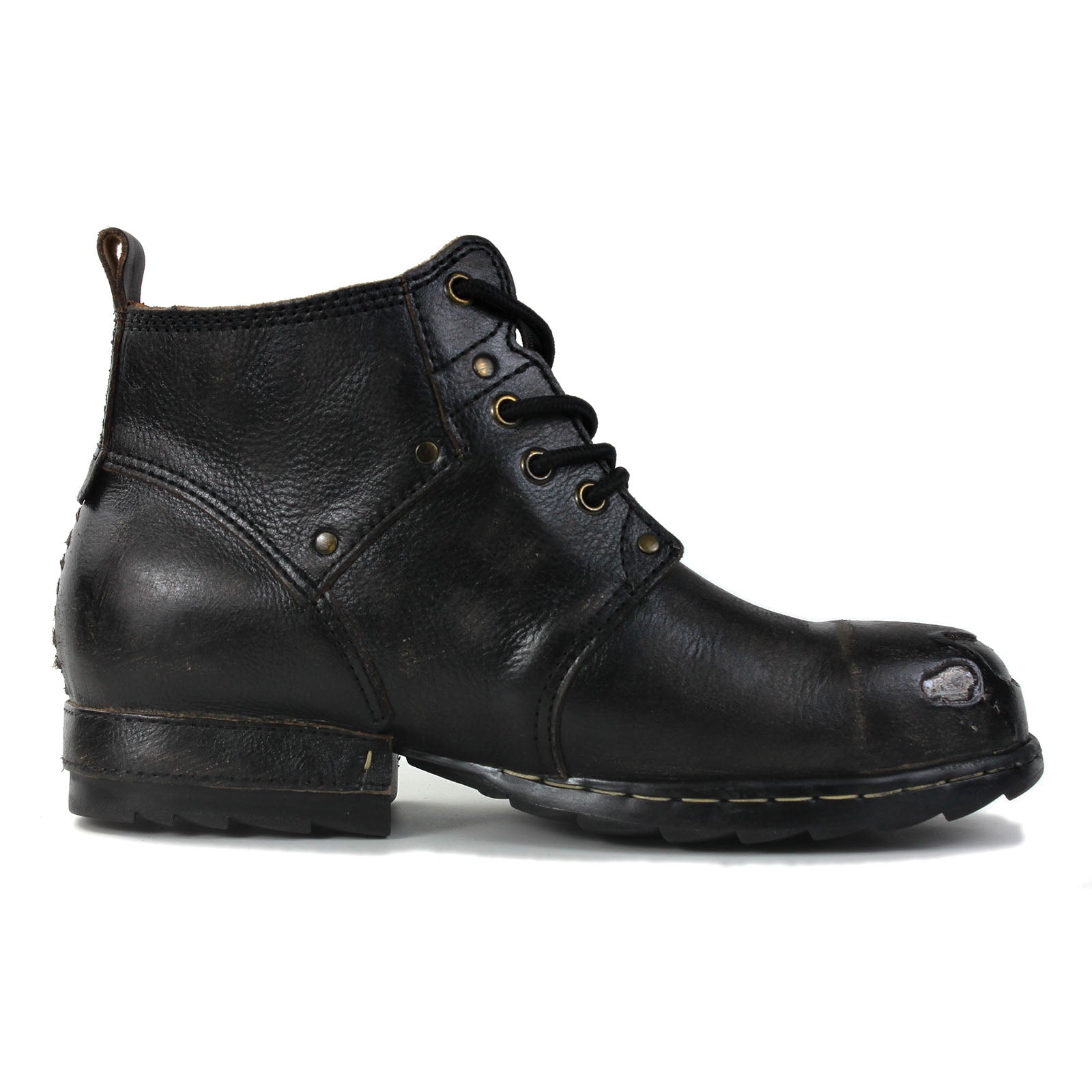 Men's Leather Ankle Boots OSS-6015-3-E