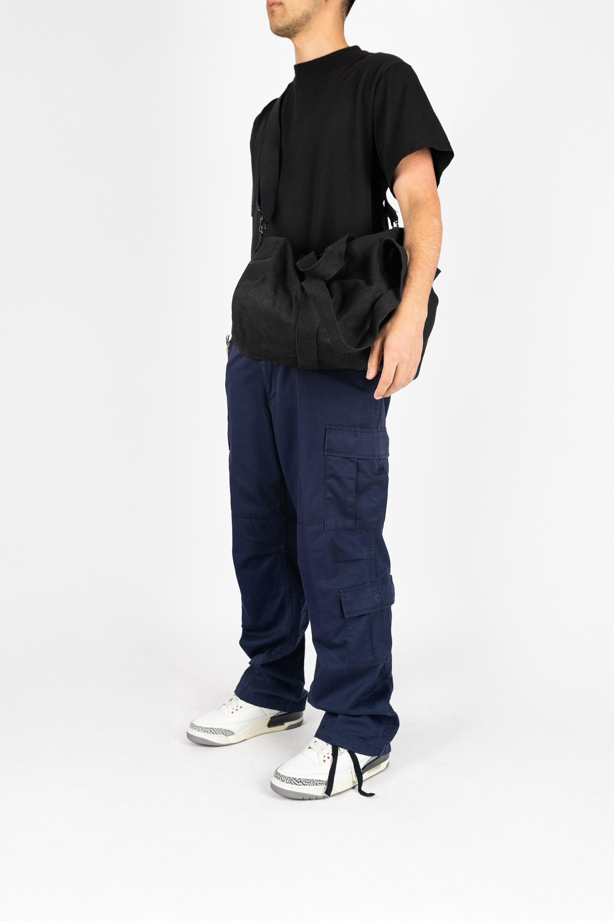 Canvas Shoulder Duffle Bag