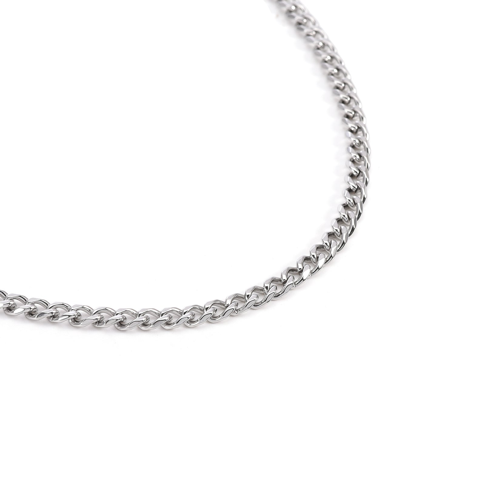 C014W B.Tiff 4mm Curb Link Chain Necklace