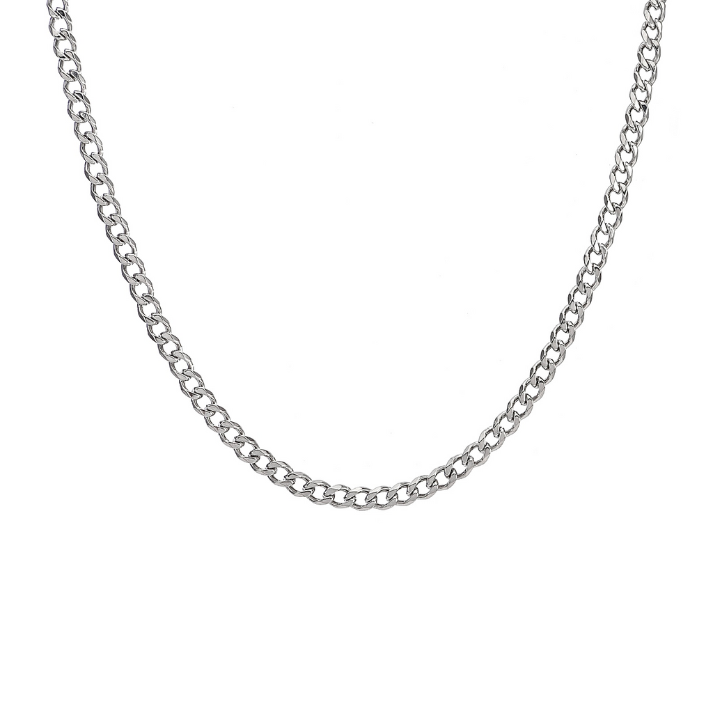C014W B.Tiff 4mm Curb Link Chain Necklace