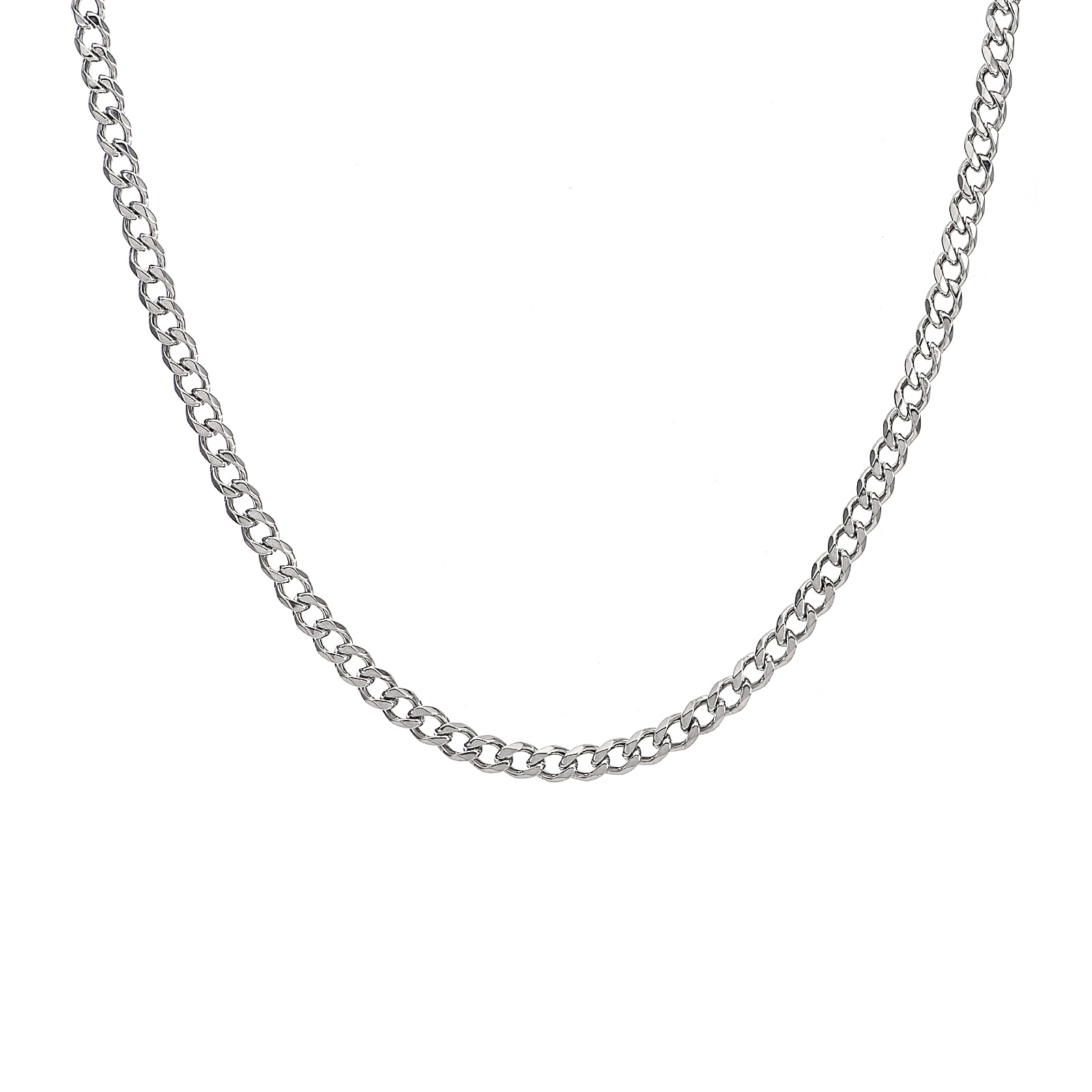 C014W B.Tiff 4mm Curb Link Chain Necklace
