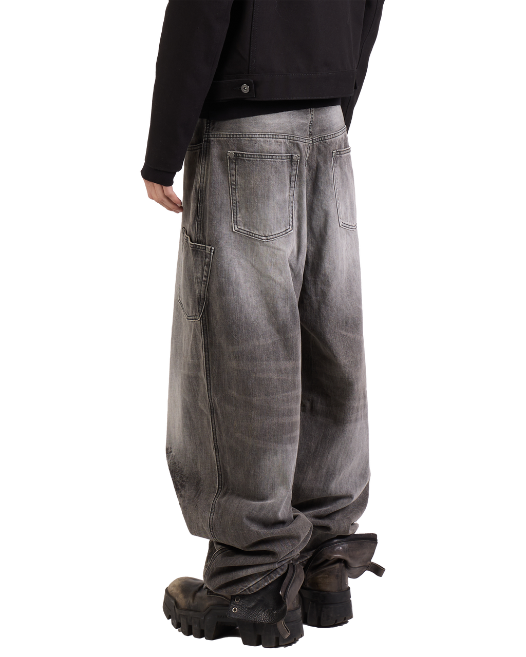 CHEETAH PRINT BOMBER DENIM