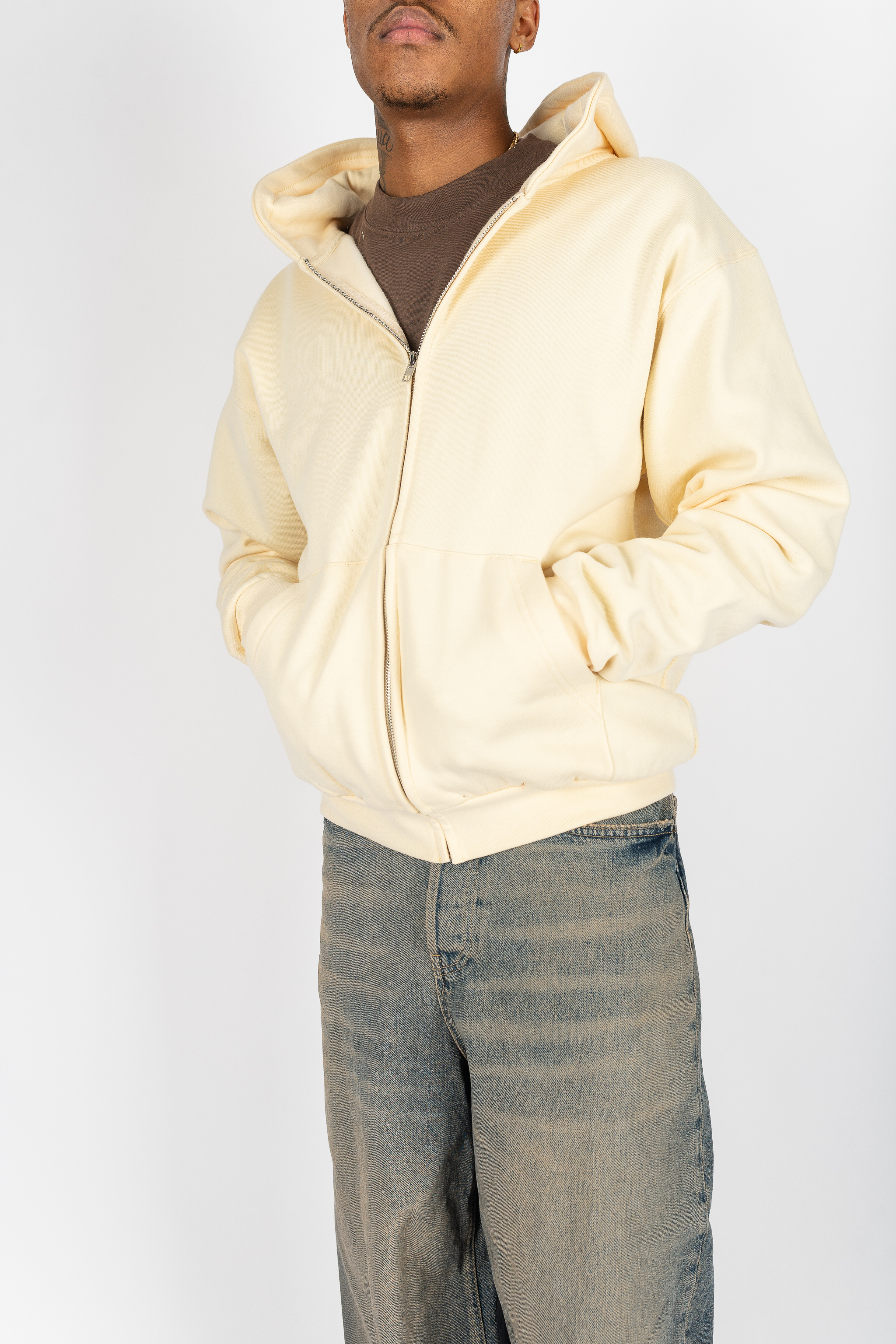 Heavyweight Zip Up - Greenhouse