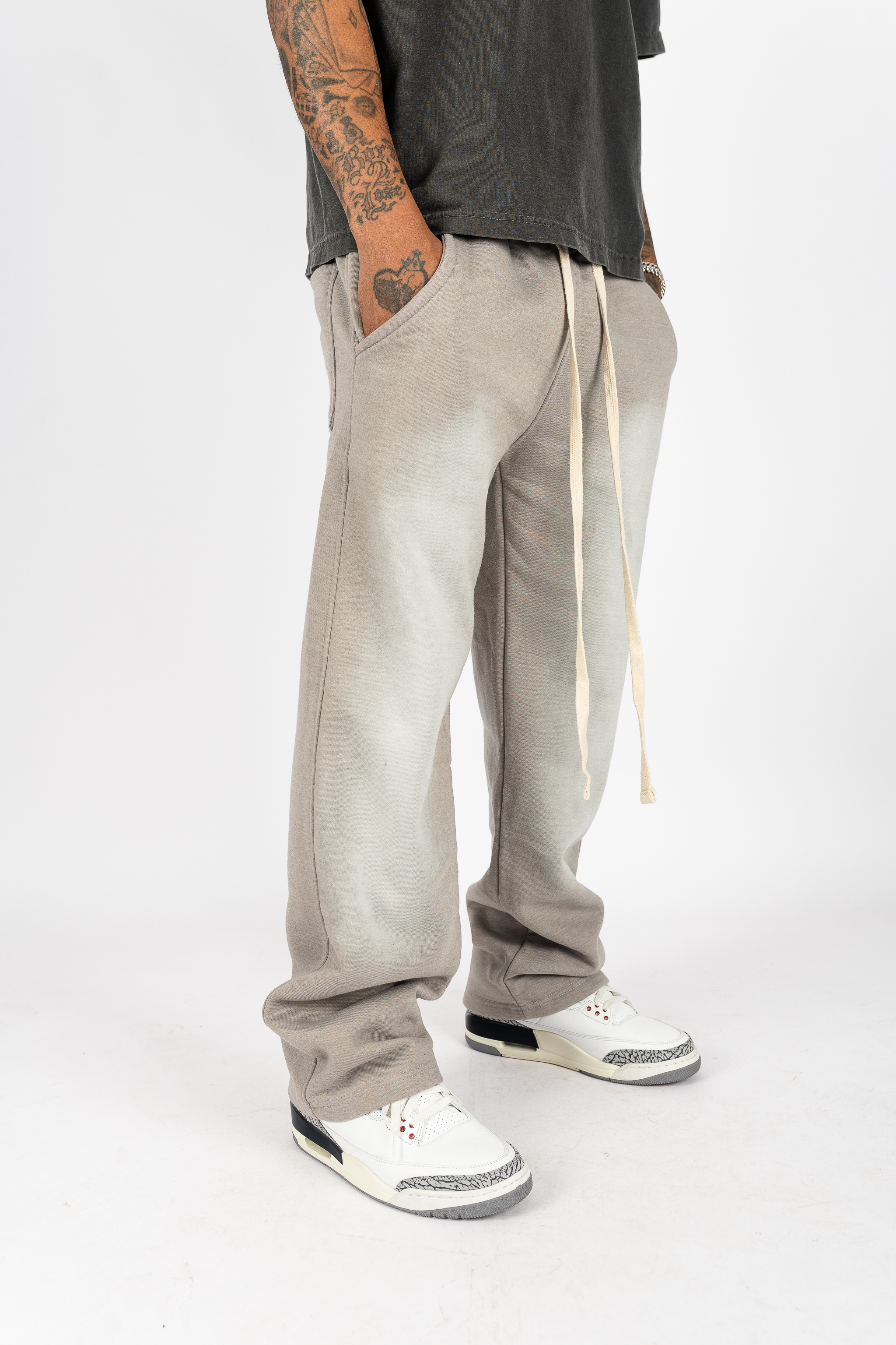 Sun-Dried Bleached Sweatpants - KTL Studios