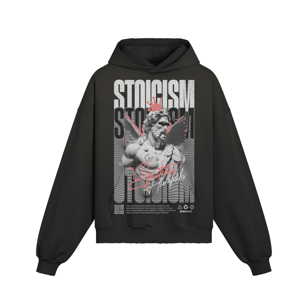 Men's Sun Faded Ripped Pocket Hoodie