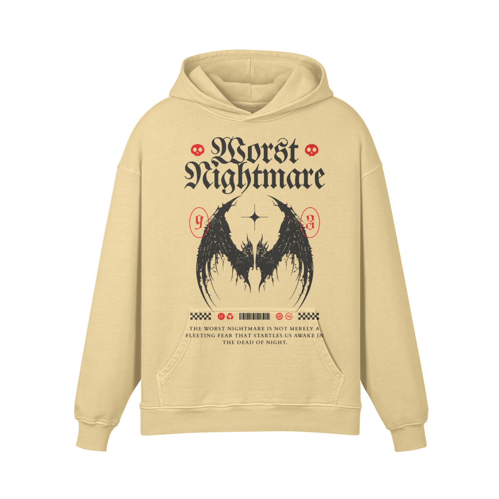 Men's Super Heavyweight Oversized Retro Hoodie