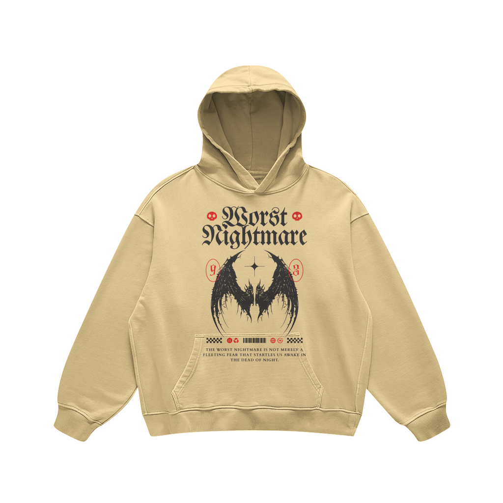 Men's Super Heavyweight Oversized Retro Hoodie