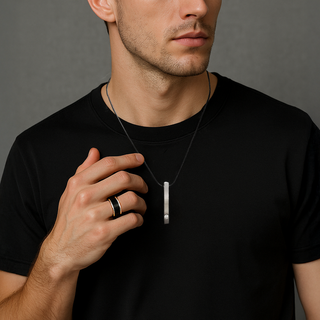 RG800WB B.Tiff Black Enamel Ring [Wide Band]