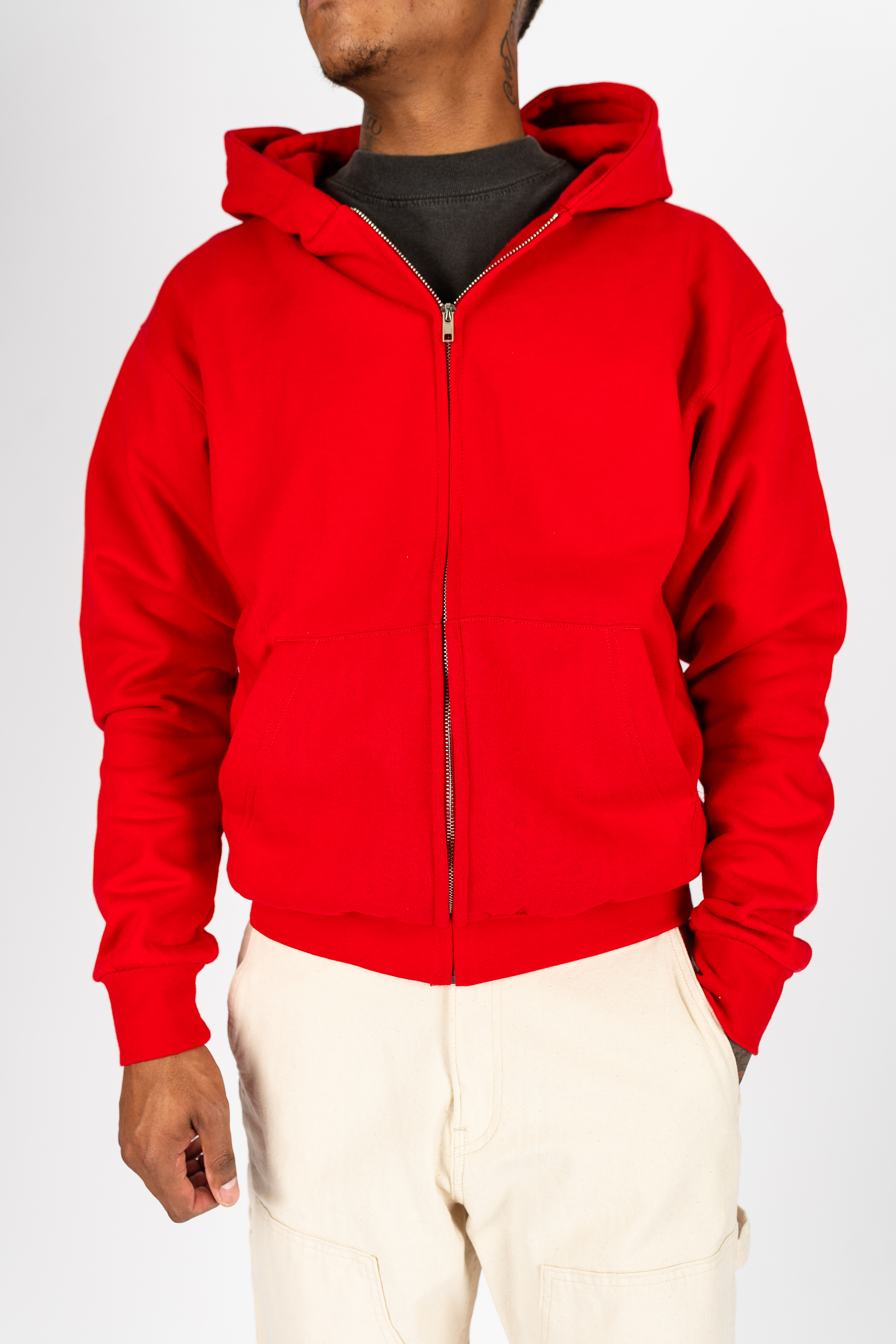 Heavyweight Zip Up - Greenhouse