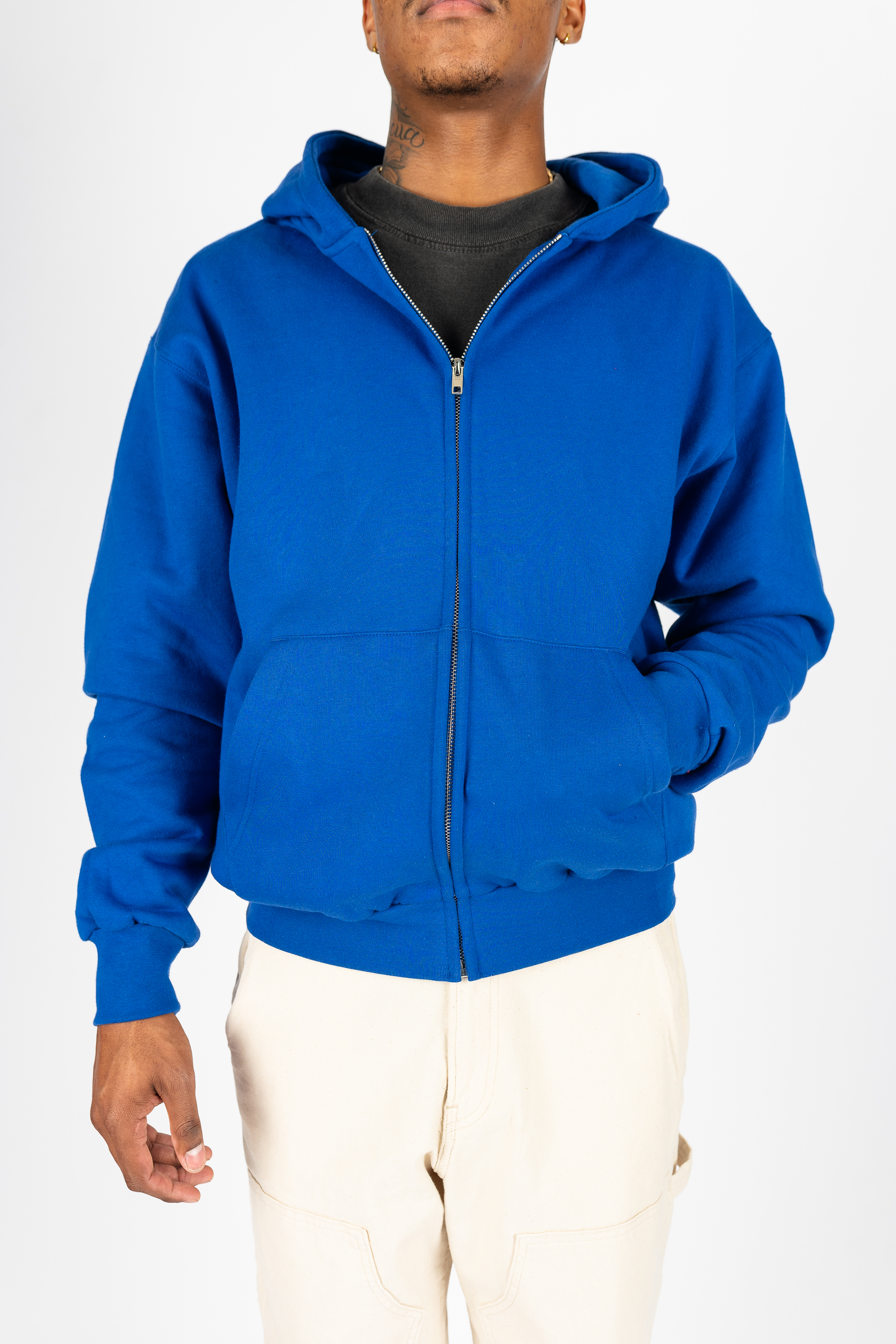 Heavyweight Zip Up - Greenhouse