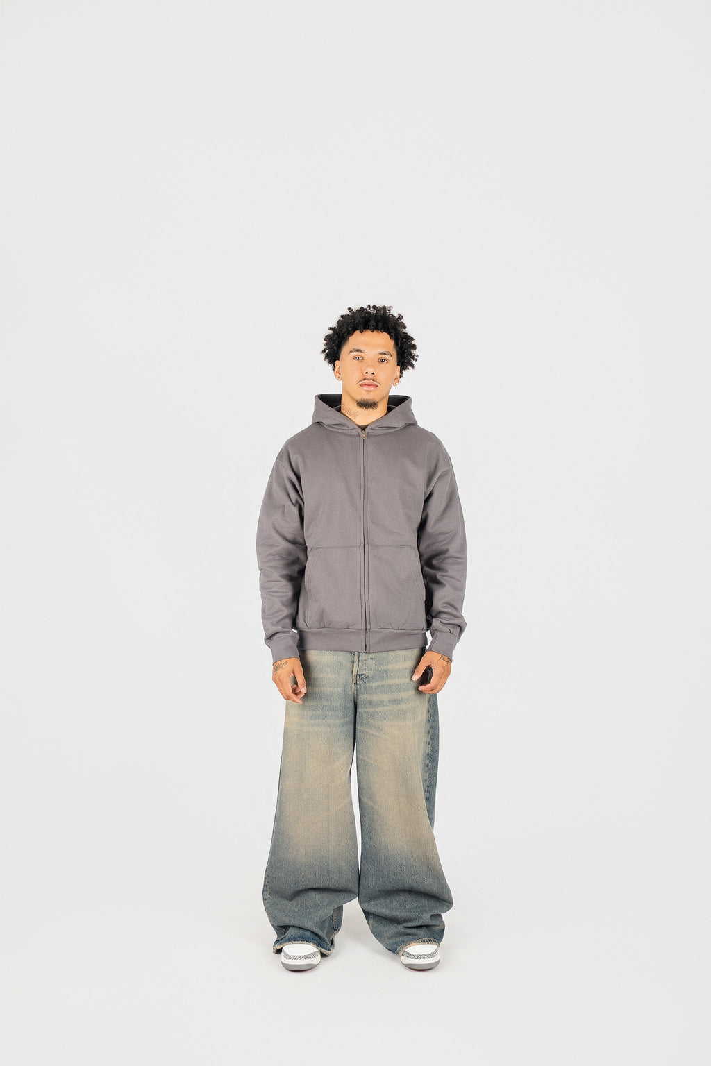 Heavyweight Zip Up - Greenhouse