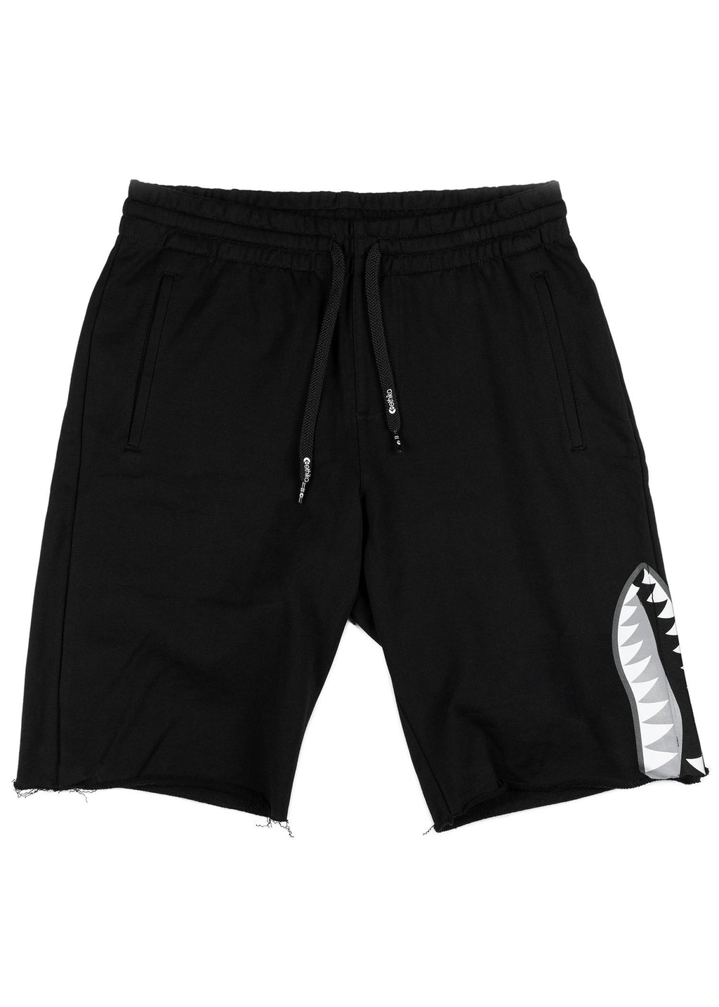 Bomber Black | Mens Raw Edge Short
