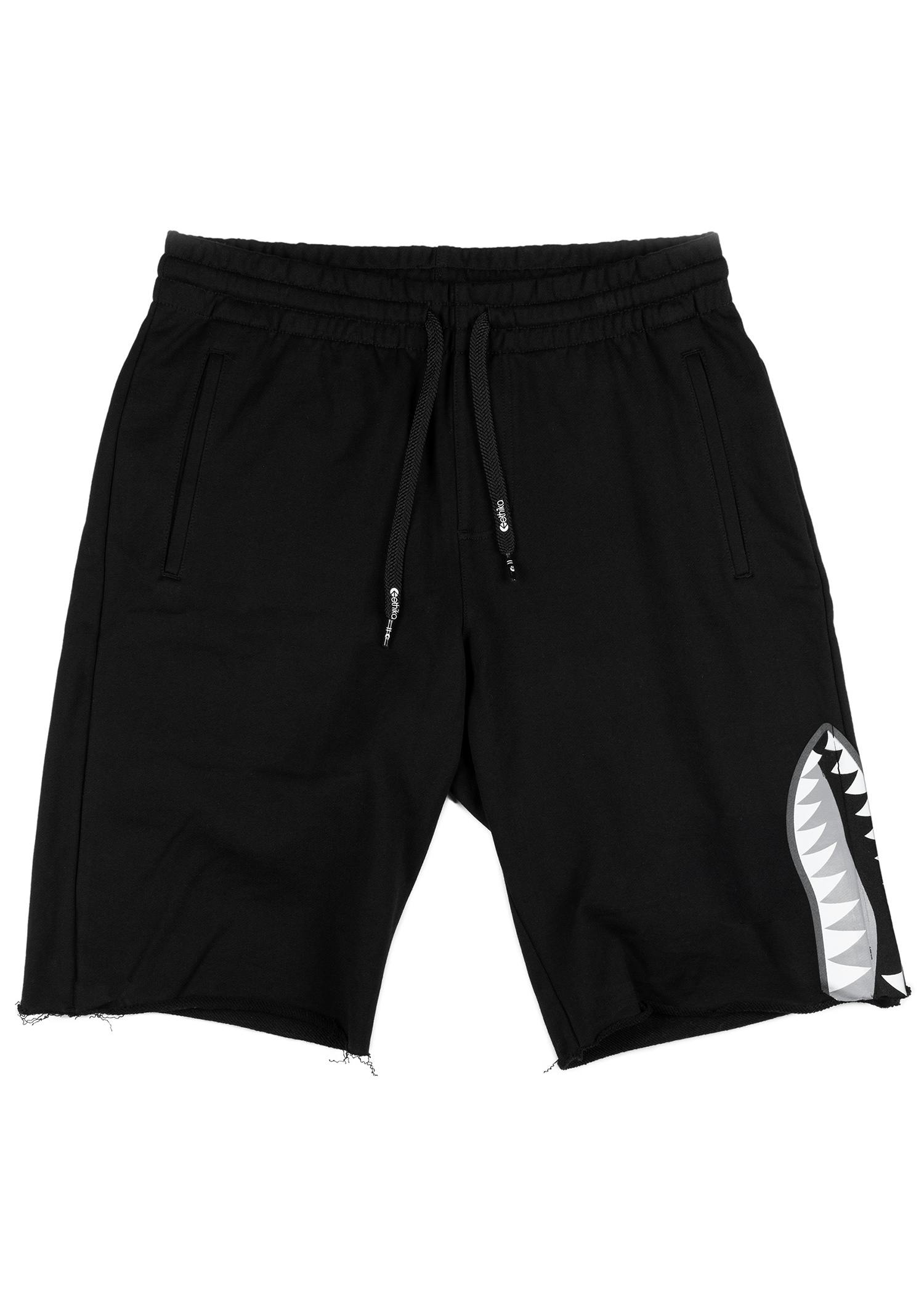 Bomber Black | Mens Raw Edge Short