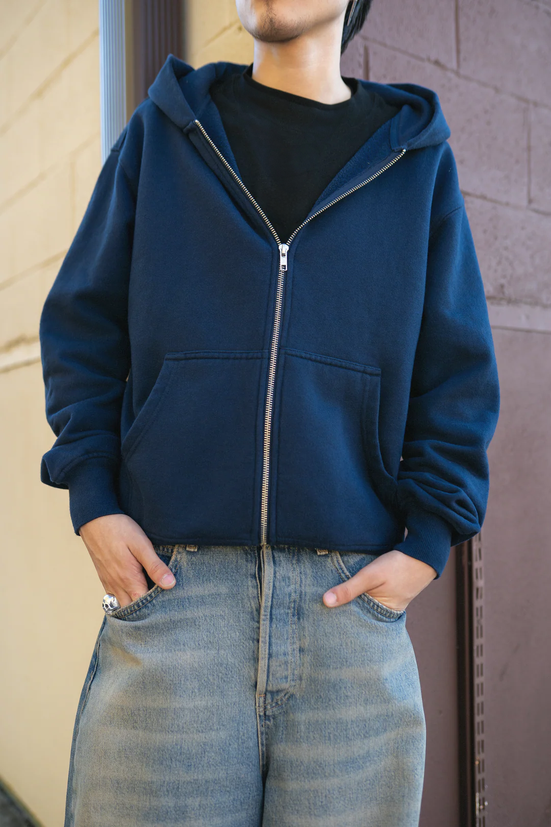 Shaka Wear Double Zip Up Fleece