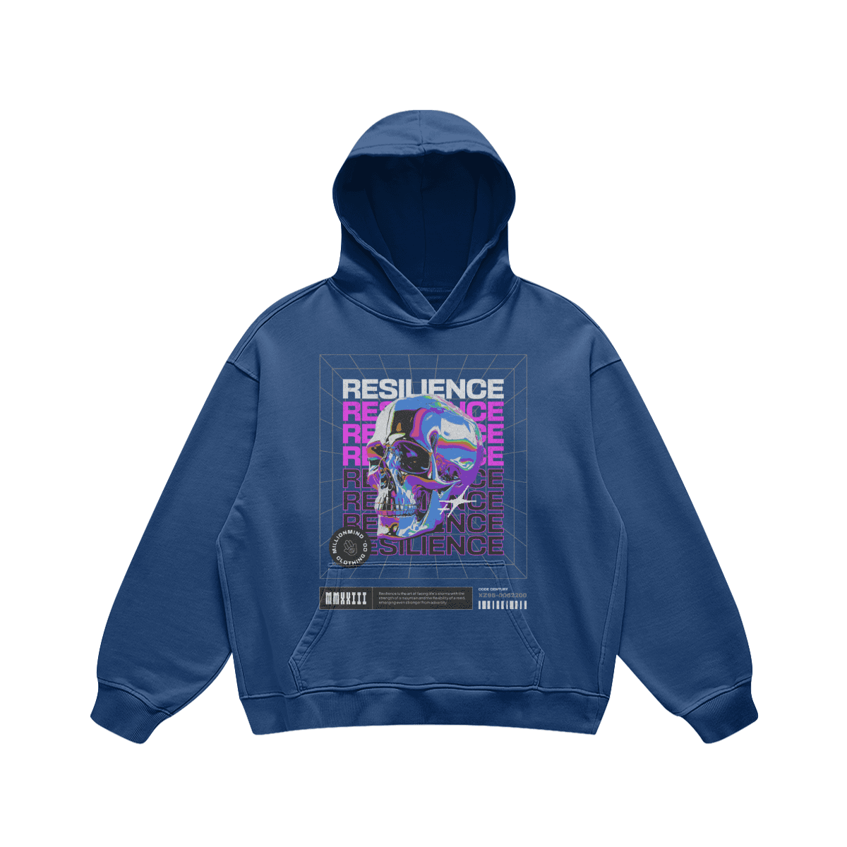 Men's Sun Faded Ripped Pocket Hoodie