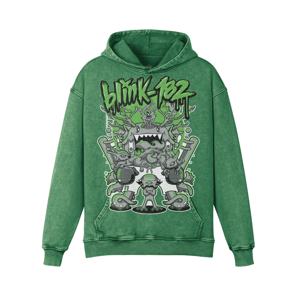 Men's Super Heavyweight Oversized Faded Hoodie